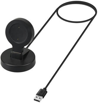 kwmobile USB Ladegerät kompatibel mit Xiaomi Mi Watch S1 Active / Watch Color Sport - USB Kabel Charger Stand - Smart Watch Ladestation - Docking Station - Ladekabel mit Standfunktion