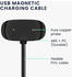 kwmobile USB Kabel Charger kompatibel mit Huami Amazfit Bip 3 / Bip 3 Pro / GTS 4 Mini / T-Rex Pro Ladekabel - Smart Watch Ersatzkabel - Fitnesstracker Aufladekabel in Schwarz