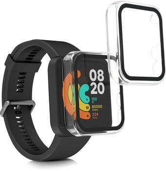 kwmobile Hülle für Xiaomi Mi Watch Lite Redmi Watch Silikon Fullbody Schutzhülle Case