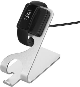 kwmobile USB Ladegerät für Fitbit Inspire 2 Ace 3 Kabel Charger Stand Smart Watch