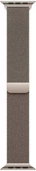 Apple 46mm Milanaise Armband Natur S/M