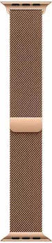 Apple 46mm Milanaise Armband Gold M/L