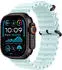 Apple Ocean Band 49mm Verlängerung 2024 Kristallblau Titan Schwarz