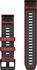 Garmin QuickFit 22 Watch Strap Silicone Marsala/Graphit (010-13392-06)