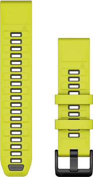 Garmin QuickFit 22 Watch Strap Silicone Amp Yellow/Graphit (010-13392-08) Garmin QuickFit 22 Watch Strap Silicone Amp Yellow/Graphit (010-13392-08)