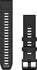 Garmin QuickFit 22 Watch Strap Silicone Schwarz/Kieselgrau (010-13392-00)