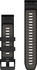 Garmin QuickFit 22 Watch Strap Silicone Schwarz/Kieselgrau (010-13392-00)