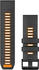 Garmin QuickFit 26 Silikonarmband Graphit/Spark Orange (010-13393-05)