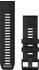 Garmin QuickFit 26 Silikonarmband Schwarz/Kieselgrau (010-13393-00)