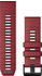 Garmin QuickFit 22 Watch Strap Silicone Marsala/Graphit (010-13393-06)