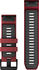 Garmin QuickFit 22 Watch Strap Silicone Marsala/Graphit (010-13393-06)