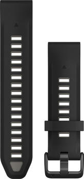 Garmin Schnellwechsel-Armb&auml;nder Silikon (20mm) Schwarz/Kieselgrau (010-13391-000)
