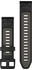 Garmin Schnellwechsel-Armbänder Silikon (20mm) Schwarz/Kieselgrau (010-13391-000)