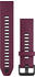 Garmin Schnellwechsel-Armbänder Silikon (20mm) Merlot/Graphit (010-13391-04)