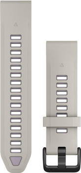 Garmin Schnellwechsel-Armbänder Silikon (20mm) Nebelgrau/Lavendel (010-13391-03)
