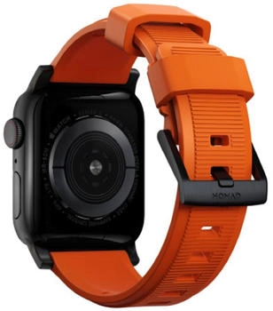 Nomad Goods Rugged Strap robustes Armband für Watch 42/44/45/49mm (Co.Sc.) in Orange