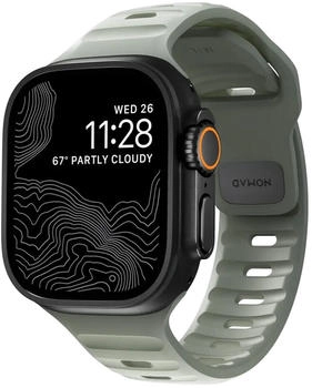 Nomad Goods Sport Band FKM für die Apple Watch Series 1 bis 9 / SE (38/40/41 mm) | Series 10 (42 mm) - Coastal Rock