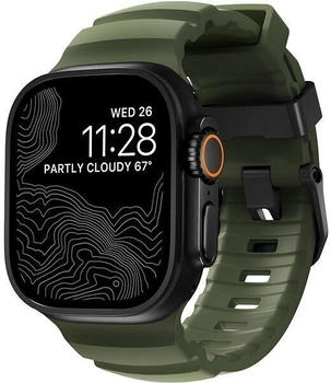 Nomad Goods Rocky Point Band 42/44/45 mm Forest Connector Black