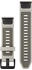 Garmin Schnellwechsel-Armbänder Silikon (20mm) Nebelgrau/Sandstein (010-13391-06)