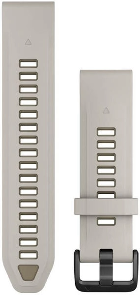 Garmin Schnellwechsel-Armbänder Silikon (20mm) Nebelgrau/Sandstein (010-13391-06)