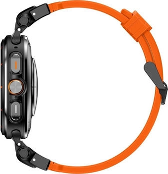 Wigento Samsung Galaxy Watch Ultra 47mm Silikon Metall Ersatz Armband Grün