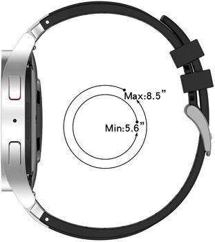 Wigento Samsung Galaxy Watch FE 40mm hochwertiges Silikon Arm Band Rot