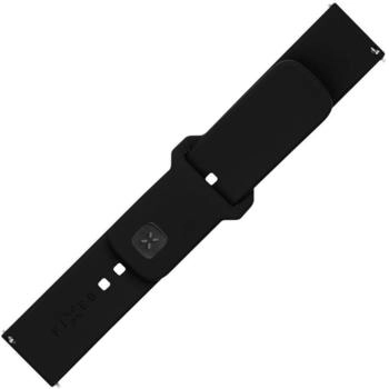 FIXED Silicone Strap Smartwatch Universal 20 mm Black