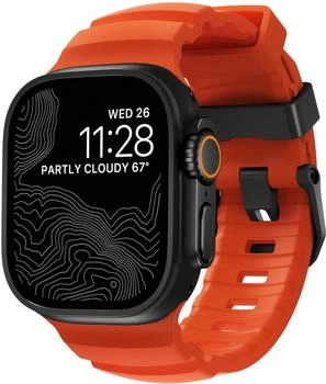Nomad Goods Rocky Point Band 42/44/45 mm Magma Connector Black