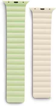 Hama "Fantastic Feel" Magnetic for Apple Watch 42/44/45/49 mm green/beige