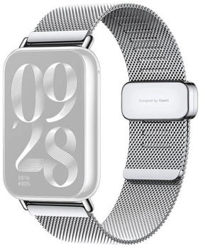 Xiaomi Milanese Quick Release Strap Xiaomi Smart Band 8 Pro Silver Xiaomi Milanese Quick Release Strap Xiaomi Smart Band 8 Pro Silver