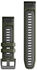 Garmin QuickFit 22mm Silikonarmband Moosgrün/Graphit (010-13280-07)