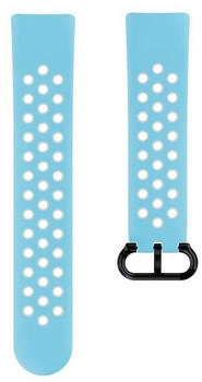 Hama Sportarmband für Fitbit Charge 5 hellblau/grau