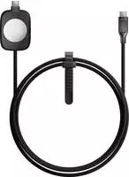 Nomad Universal Ladekabel Smartwatch-Ladekabel, f&uuml;r iPhone, Watch, Schwarz