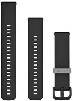 Garmin QuickFit 20 Silikonarmband schwarz (10-12932-30)