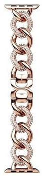 Swarovski Kettenarmband Apple Watch 40/41mm rosa