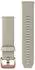 beige: Garmin Schnellwechsel-Armbänder Silikon (20mm)