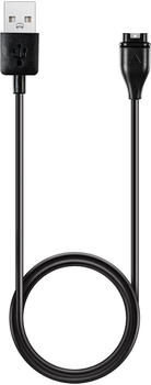 Wigento Für Garmin Venu 3 USB Port 1 Meter Smart Watch Charging Cable Ladekabel Schwarz