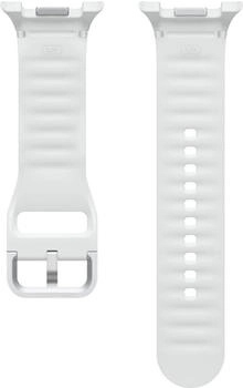 Samsung Sport Band für Galaxy Watch8/8 Classic White S/M – Kautschuk für Sport und Alltag