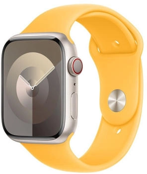 Apple Sportarmband 42mm Warmgelb S/M