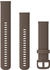braun: Garmin QuickFit 20 Silikonarmband