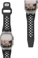 UAG 194158114036, UAG Monarch Strap black/titanium - Apple Watch 49mm/46mm/45mm/44mm