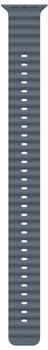 Apple Ocean Band 49mm Verl&auml;ngerung Maritimblau Titan Natur