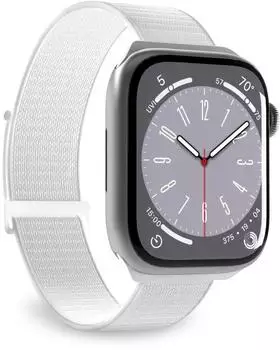 Puro Sport Band in Nylon for Apple Watch 42/44/45/49mm White