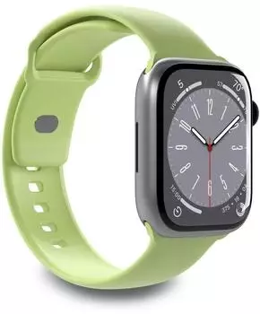 Puro Icon Band in Silicone for Apple Watch 38/40/41mm Matcha Green