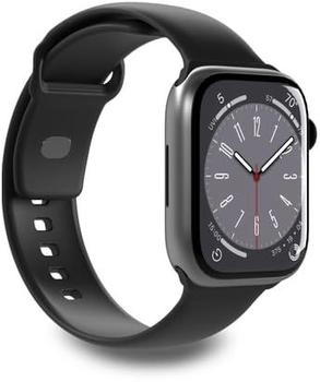 Puro Icon Band in Silicone for Apple Watch 42/44/45/49mm Black