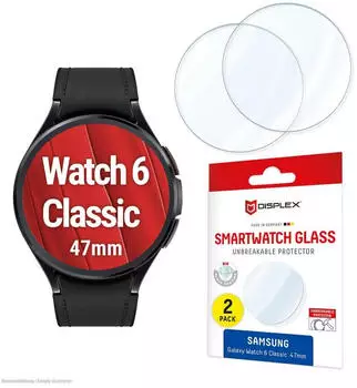 Displex Schutzfolie transparent für Galaxy Watch6 Classic 47 mm