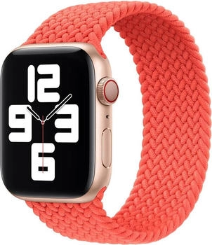 Apple Geflochtenes Solo Loop 46mm Electric Orange Größe 5