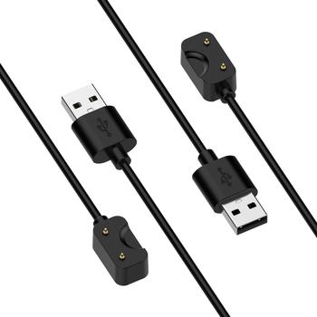 Wigento Für Samsung Galaxy Fit 3 Smart Watch Charging Ladekabel USB - A 55cm Schwarz