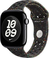 APPLE 42mm Mitternachtsschwarz Nike Sportarmband - M/L