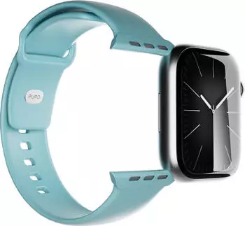 Puro Icon Band in Silicone for Apple Watch 42/44/45/49mm Green